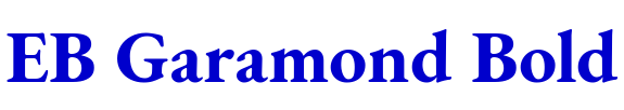 EB Garamond Bold フォント